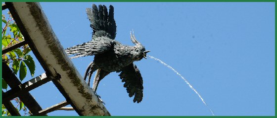 Wasserspeiende Vögel